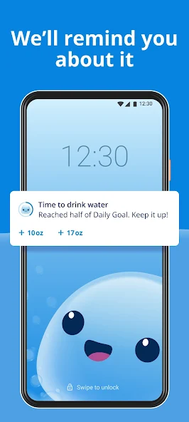 Water Time Tracker & Reminder Display Captures 3