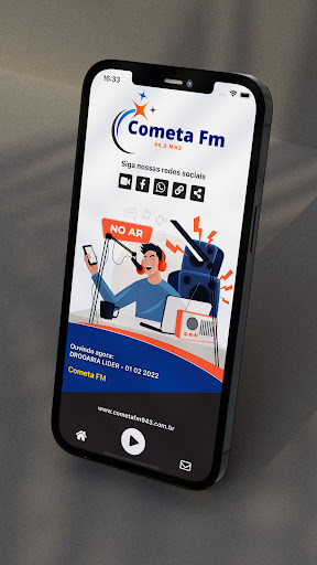 Android application Rádio Cometa FM screenshort