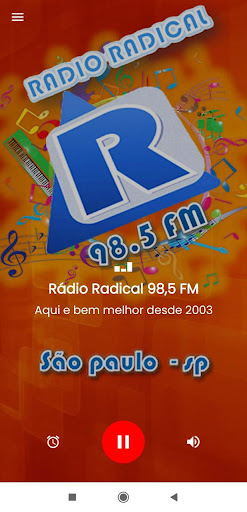 Android application Rádio Radical FM screenshort