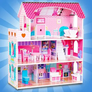 Baby Girl Doll House Up Design