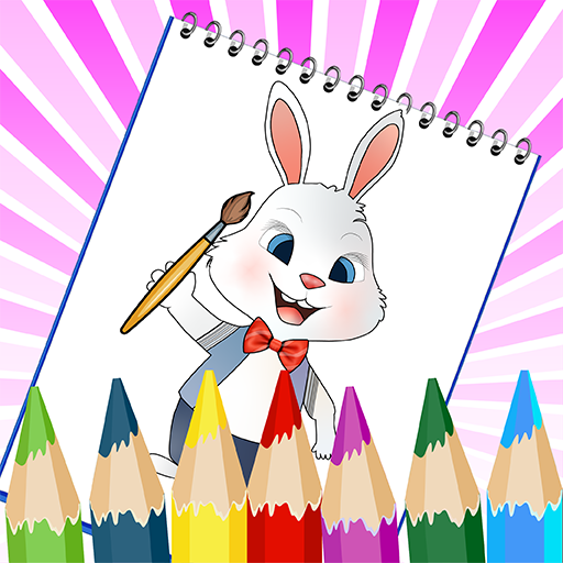 Coloring Games: Animals & Book Logo