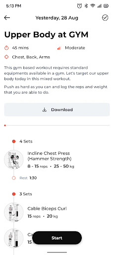 Desired Athletics Screen 3