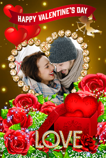 Valentine Love Photo Frames Screenshot