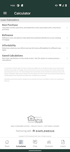 HCU Mortgage Screen 2
