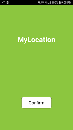 Android application Find My Location-Send Location screenshort