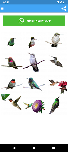 Stickers de colibries Screenshot 4 - AppWisp.com