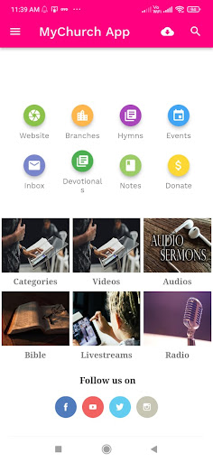 Sathya vakyam - Church app Screen 3