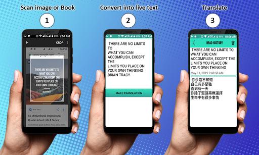 Android application Text Translator - OCR(English) screenshort