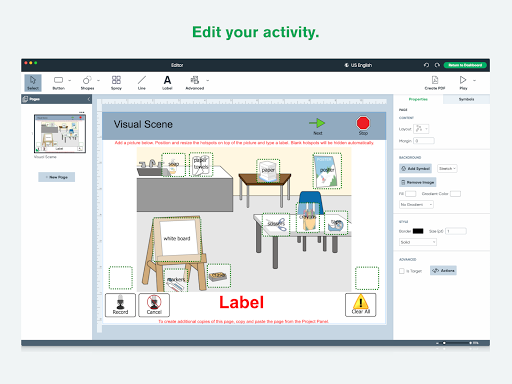 Boardmaker 7 Editor Screen 3