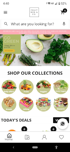 Android application Fruit Box & Co screenshort