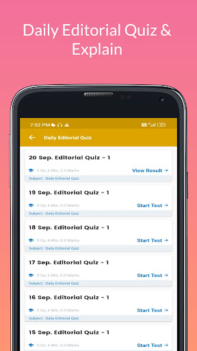 Android application Hindu Editorial & Vocab App screenshort