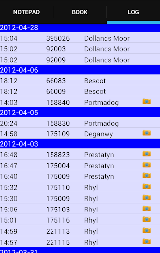 SpotLog Screen 3