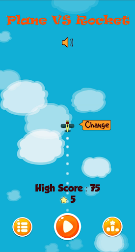 Android application Plane vs Rocket screenshort
