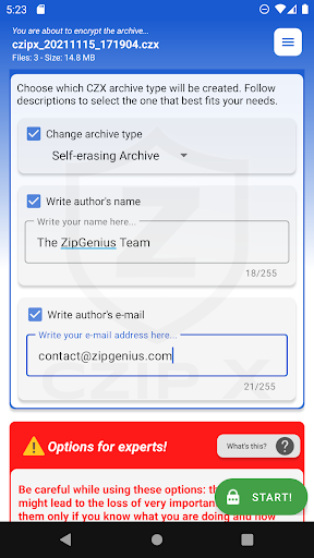 Czip X Screen 3