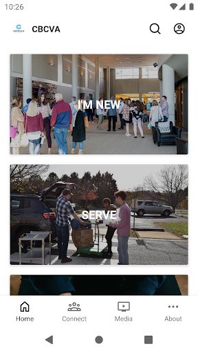 Android application Centreville Baptist Church screenshort