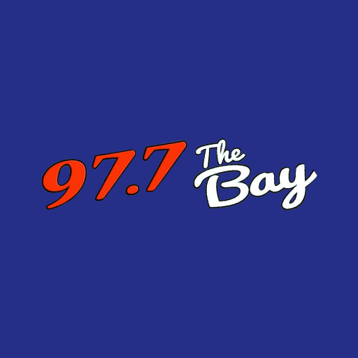 97.7 The Bay WMDM logo