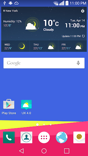 UX 4.0 G4 for Zooper Widget Screen 2