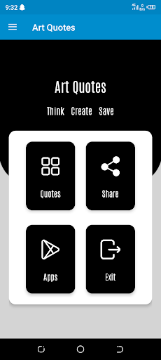 Android application Art Quotes App screenshort