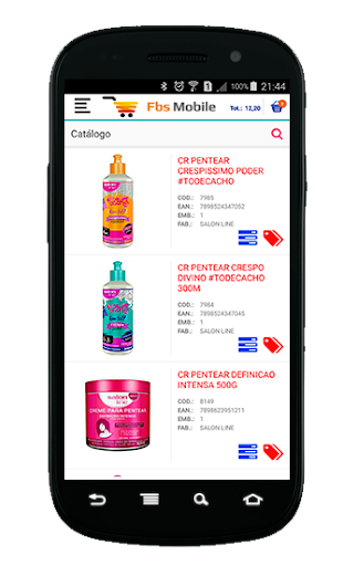 Android application Distribuidora Gramense screenshort