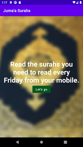 Jumaa Surahs Screen 2
