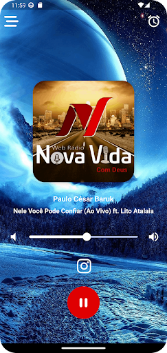 Android application Web Rádio Nova Vida Com Deus screenshort