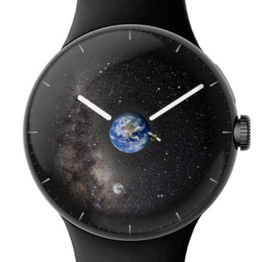 Satellites Watch Face Logo