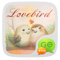 GO SMS Pro Lovebird Theme EX