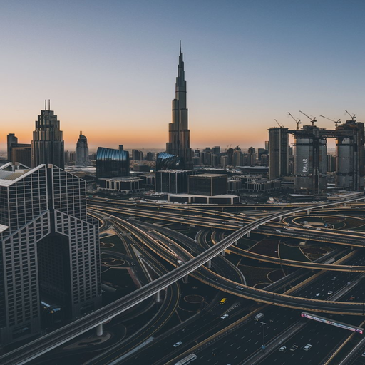 Dubai wallpapers 4K logo