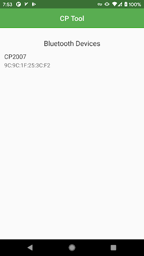 Android application CP Tool screenshort