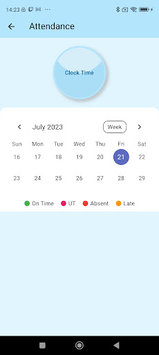 Android application Flexben HRMS screenshort