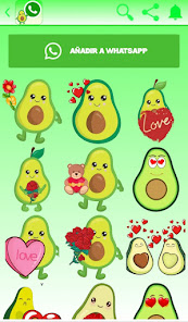 Captura 1 stickers Aguacate android