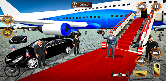 US President Security Car Game