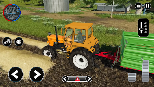 Juegos de tractores de granja
