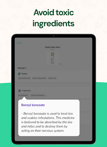 Screenshot of PureCheck: Scan Food, Cosmetic