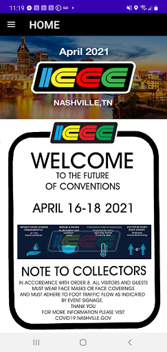 Android application ICCC 2021 screenshort