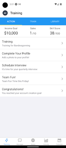 Android application Terros screenshort