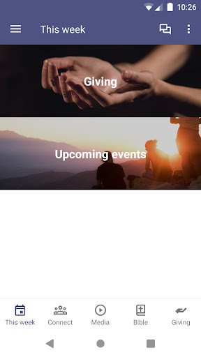 Android application Erie Christian Church screenshort