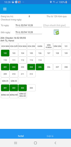 Android application GoHotel screenshort