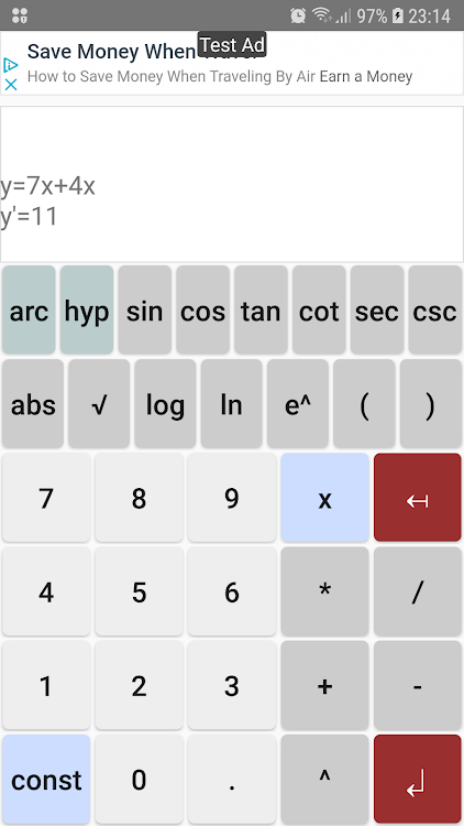 Derivatives Calculator - 1.15 - (Android)
