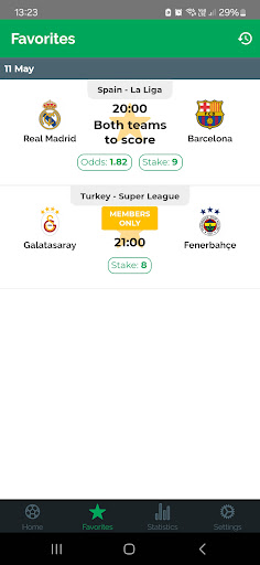 Betting Tips & Bet Odds app Screen 3