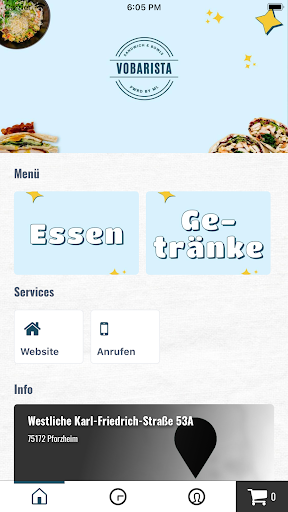 Android application Vobarista screenshort