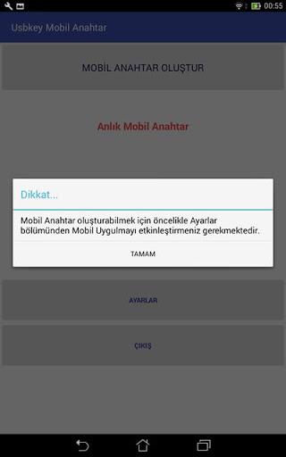 Usbkey Mobil Anahtar v2.0 Screen 3