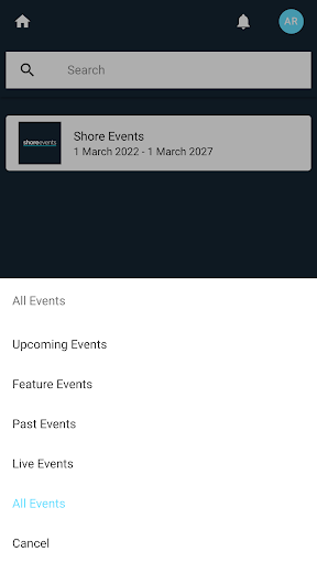SE Event Apps Screen 2