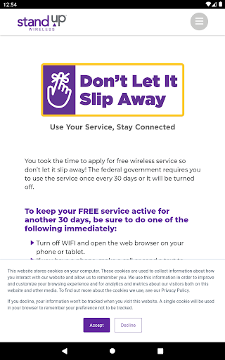 Keep Your Service Screen 2