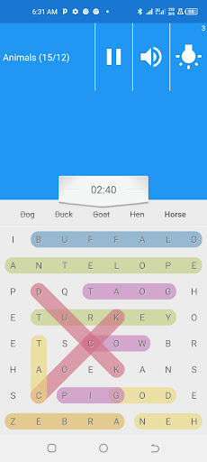 Friends Word Puzzle Screen 2