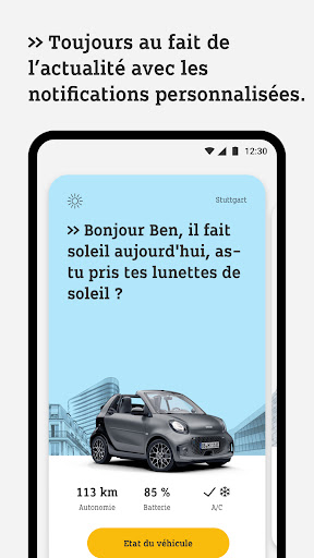 Aperçu de l'application