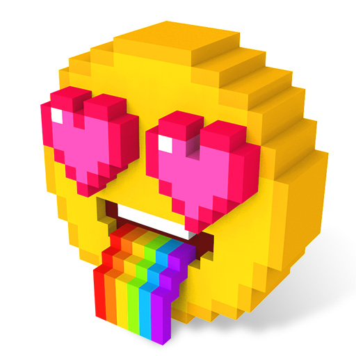 Voxel Doodle - Color By Number  Icon