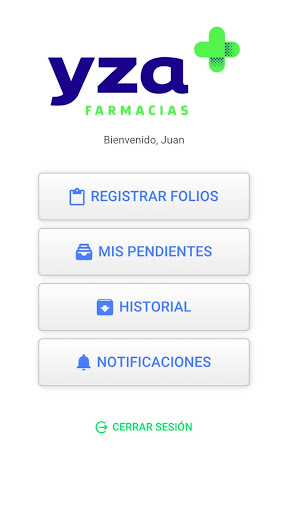 Android application Procesos Catálogos screenshort
