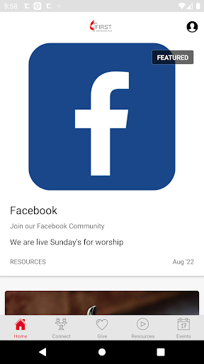 Android application FirstChurchSF screenshort