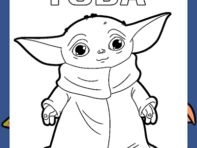 [コンプリート！] coloring pages baby yoda images free 115777